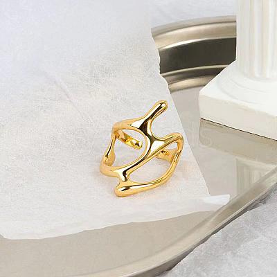Brass Cuff Rings UD0952-1