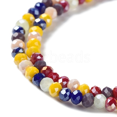 Glass Beads Strands EGLA-A034-M4mm-31-1
