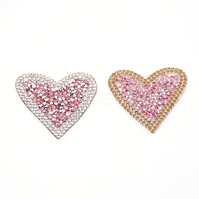 Glitter Hotfix Rhinestone DIY-WH0204-08G-1