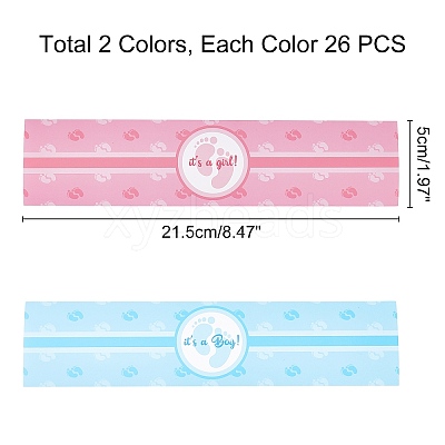 2 Bags 2 Colors Adhesive Sticker with Paper Sticker DIY-PH0002-22-1