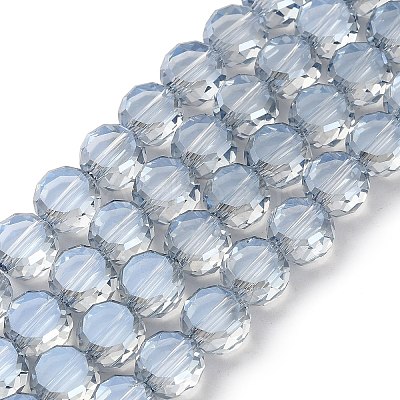 Electroplate Glass Beads Strands EGLA-C010-01A-PL03-1