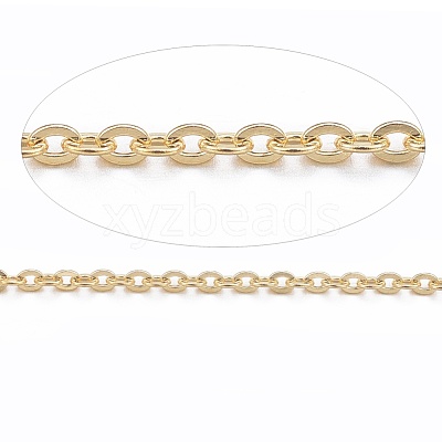 3.28 Feet Ion Plating(IP) 304 Stainless Steel Cable Chains X-CHS-E004-01G-1