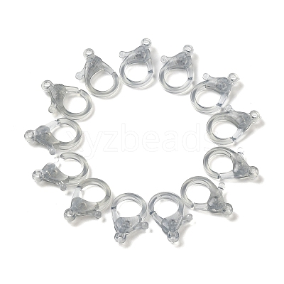 Transparent Plastic Lobster CLaw Clasps LS-KY-H005-A04-1