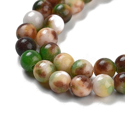 Jade Beads Strands G-D264-6mm-XH12-1
