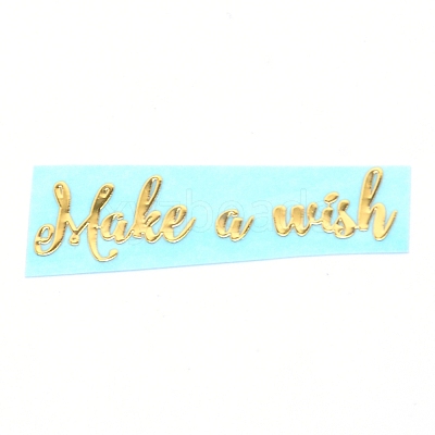 Self Adhesive Brass Stickers DIY-WH0184-62-1