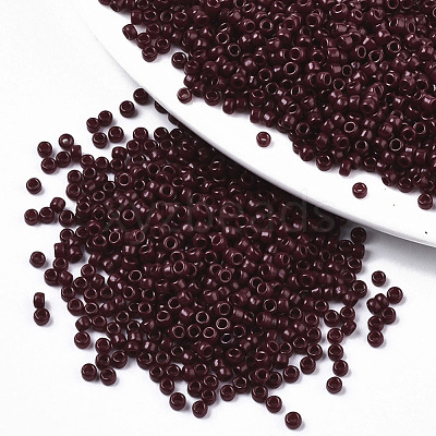 Baking Paint Glass Seed Beads SEED-S042-05A-03-1