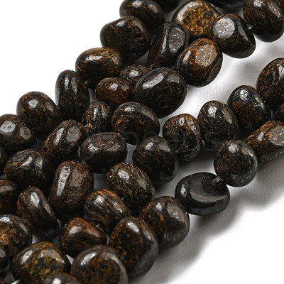 Natural Bronzite Beads Strands G-D081-A11-02-1