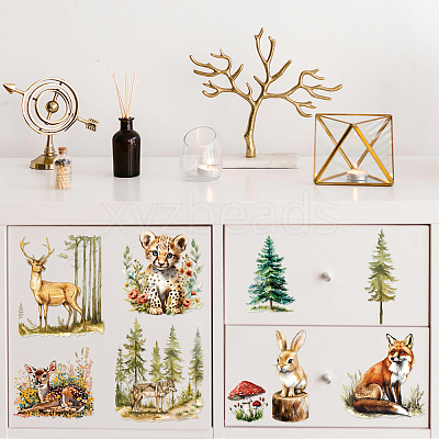 3 Sheets 3 Styles PVC Waterproof Decorative Stickers DIY-WH0404-070-1