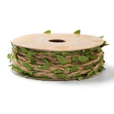 Cloth Leaf Trim Ribbon OCOR-H106-01-1