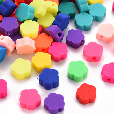 Handmade Polymer Clay Beads X-CLAY-N008-014-1