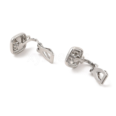 Alloy Clip-on Earring Findings FIND-L015-003P-1