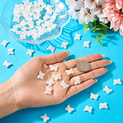 200Pcs ABS Imitation Pearl Beads OACR-TA0003-84B-1