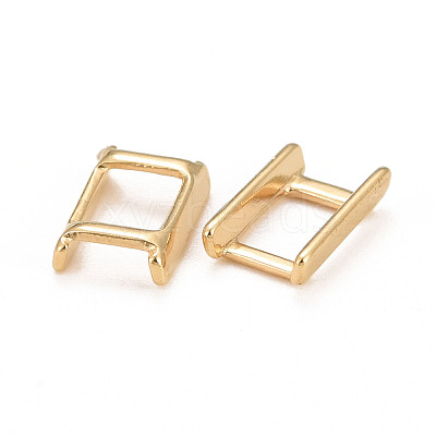 Eco-Friendly Brass Watch Band Clasps KK-M225-34G-1