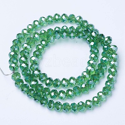 Electroplate Glass Beads Strands EGLA-A034-T10mm-A10-1