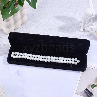 Velvet Necklace Gift Storage Boxes CON-BBC0001-30B-1