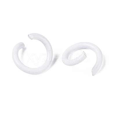 Spray Painted Iron Open Jump Rings IFIN-T017-04B-31-1