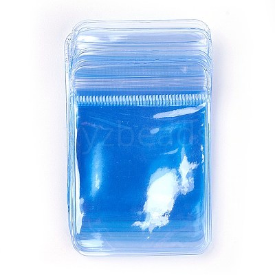 Rectangle PVC Resealable Packaging Bags X-OPP-R005-4x6-1