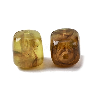 Opaque Acrylic Beads OACR-D320-01B-1