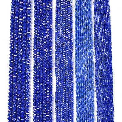 Electroplate Glass Beads Strands LS-EGLA-A044-P2mm-B32-1