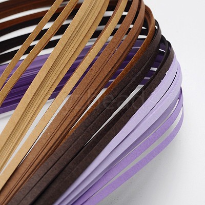 6 Colors Quilling Paper Strips X-DIY-J001-3mm-A06-1