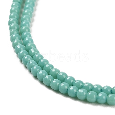 Imitation Jade Glass Beads Strands GLAA-K062-A01-05-1
