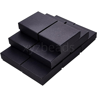 Kraft Paper Cardboard Jewelry Boxes CBOX-BC0001-15B-1