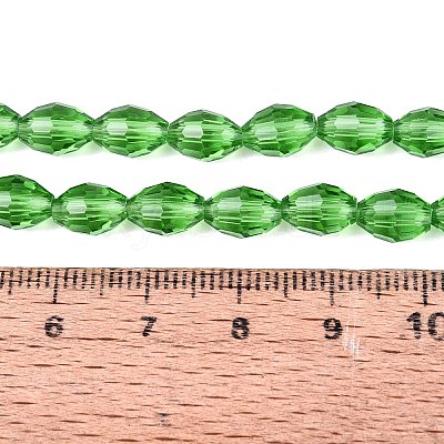 Transparent Glass Beads Strands GLAA-N071-01A-A10-1