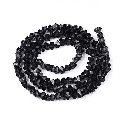 Transparent Glass Beads Strands GLAA-N018-4mm-30-1