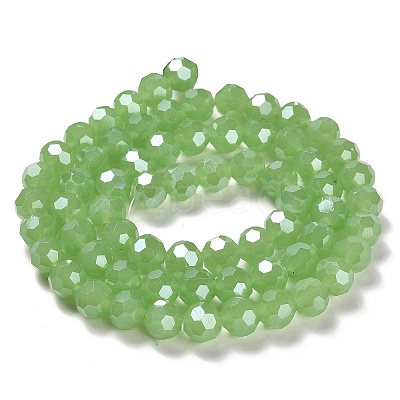 Electroplate Glass Beads Strands LS-EGLA-A035-J10mm-A01-1
