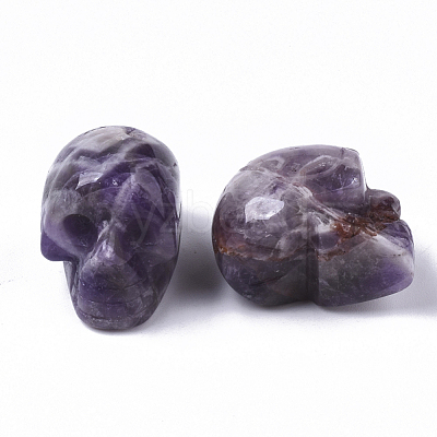 Halloween Natural Amethyst Beads G-R473-04E-1