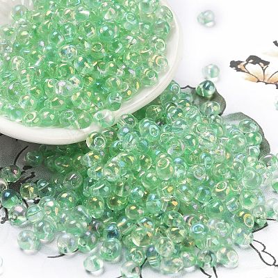 6/0 Inside Colours Fringe Glass Seed Beads X1-SEED-A034-03A-1