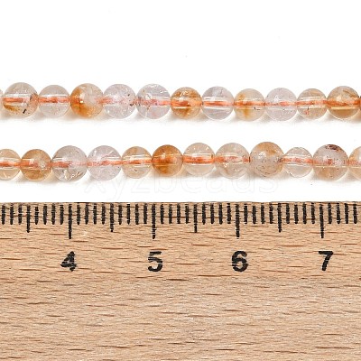 Heated Natural Citrine Bead Strands G-P466-01E-01-1