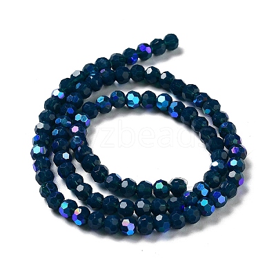 Opaque Glass Beads Strands LS-EGLA-A035-P4mm-L19-1