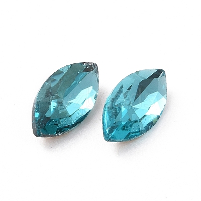 Glass Rhinestone Cabochons GGLA-P002-03A-01-1