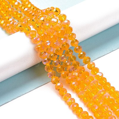 Electroplate Glass Beads Strands LS-EGLA-A034-T2mm-L11-1