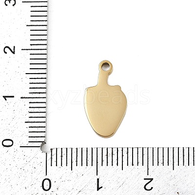 304 Stainless Steel Enamel Charms STAS-I338-01G-06-1