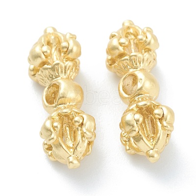 Alloy Dorje Vajra Beads PALLOY-P198-01G-RS-1