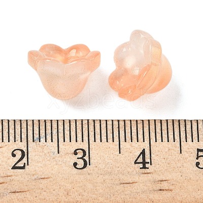 Transparent Glass Beads Caps X1-GLAA-B028-01D-1
