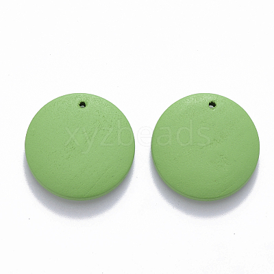 Painted Wood Pendants LS-WOOD-Q040-018A-A05-1