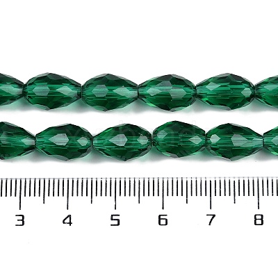 Transparent Glass Beads Strands X-EGLA-N013-T10mm-D24-1