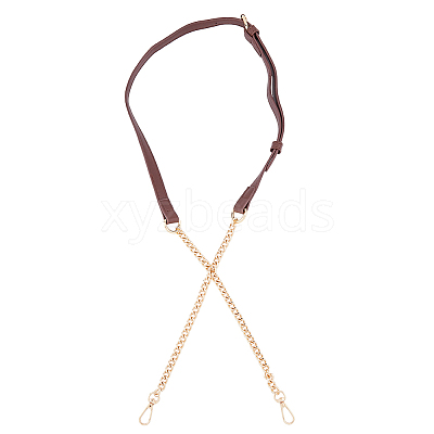 Adjustable PU Leather Bag Shoulder Straps FIND-WH0137-16B-1