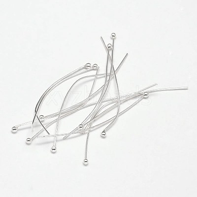 925 Sterling Silver Ball Head Pins STER-F018-03F-1