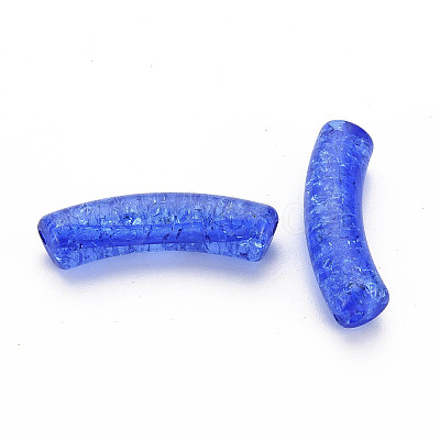 Transparent Crackle Acrylic Beads CACR-S009-001A-N86-1