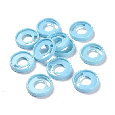 Resin Loose Leaf Ring Round Binder Discs FIND-WH0143-02A-1