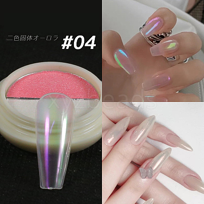 Solid State Two-Tone Color Nail Art Powder X-MRMJ-T067-12D-1
