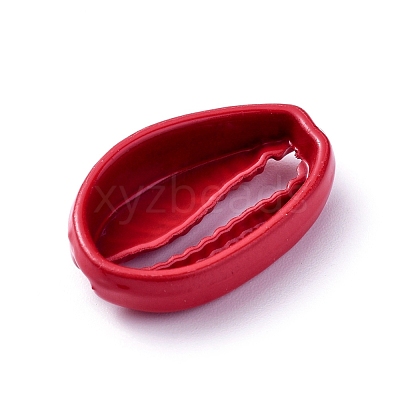 Baking Paint Alloy Beads X-PALLOY-CJC0001-18S-1