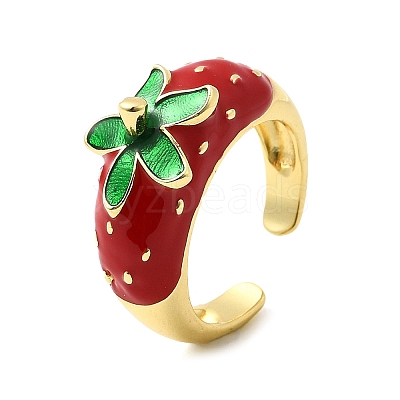 Brass Adjustable Cuff Rings RJEW-C143-01A-G-1