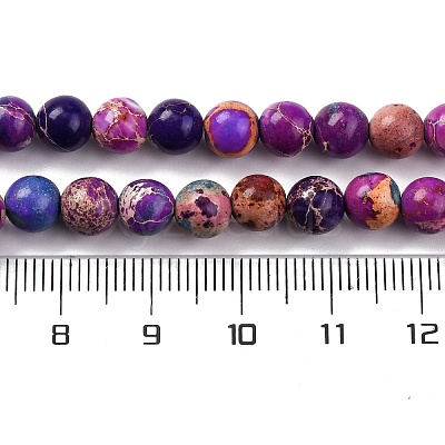 Dyed Natural Regalite/Imperial Jasper/Sea Sediment Jasper Beads Strands G-B124-C02-09-1