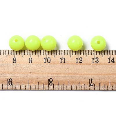 Fluorescent Acrylic Beads MACR-R517-10mm-01-1