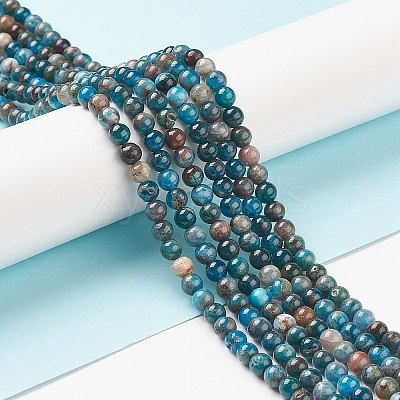Natural Apatite Beads G-E481-05-6mm-01-1